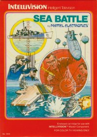 Sea Battle Intellivision  box art